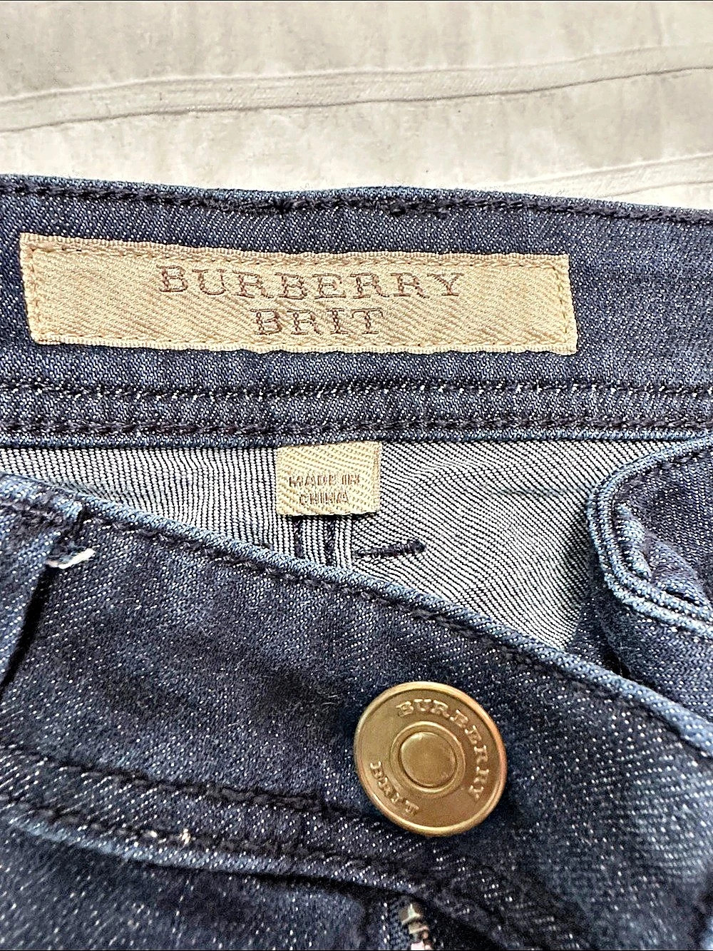 Burberry Brit Skinny Jeans in Blue small fit 25 - Picture 4 of 8